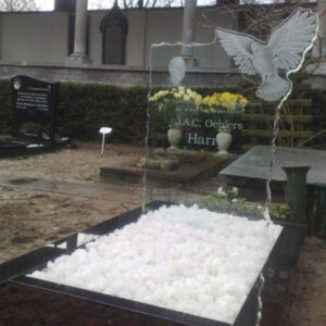 Banden met glasplaat design