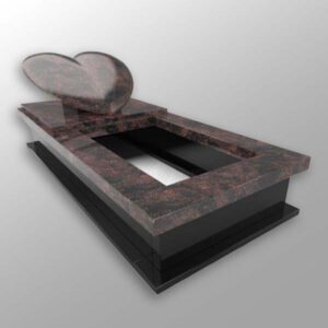 3D hartje met verhoogde omranding
